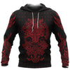 AwesomeHoodie Viking Fenrir Wolf Red Hoodie for Men and Women DC069