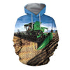 3D All Over Printed Green combine Shirts And Shorts
