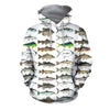 3D All Over Printed Fish Shirts and Shorts