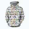 3D All Over Printed Parrots Shirts