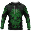 AwesomeHoodie Viking Fenrir Wolf Green Hoodie for Men and Women DC068