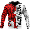 Awesome hoodie 3d all print Mighty Tiger for Men and Women, T-Shirt, Zip Hoodies, Sweatshirt NQ289