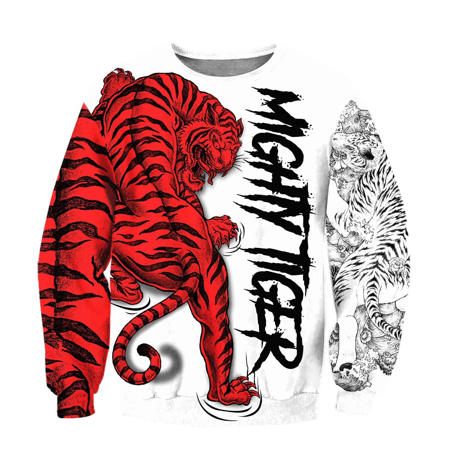 Awesome hoodie 3d all print Mighty Tiger for Men and Women, T-Shirt, Zip Hoodies, Sweatshirt NQ289