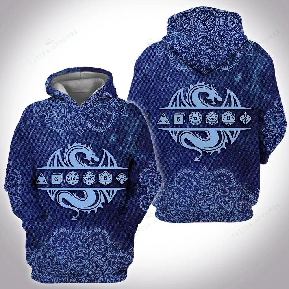 Awesome hoodie 3d all print Hippie 3D Dragon Mandala for Men and Women, T-Shirt, Zip Hoodies, Sweatshirt NQ378
