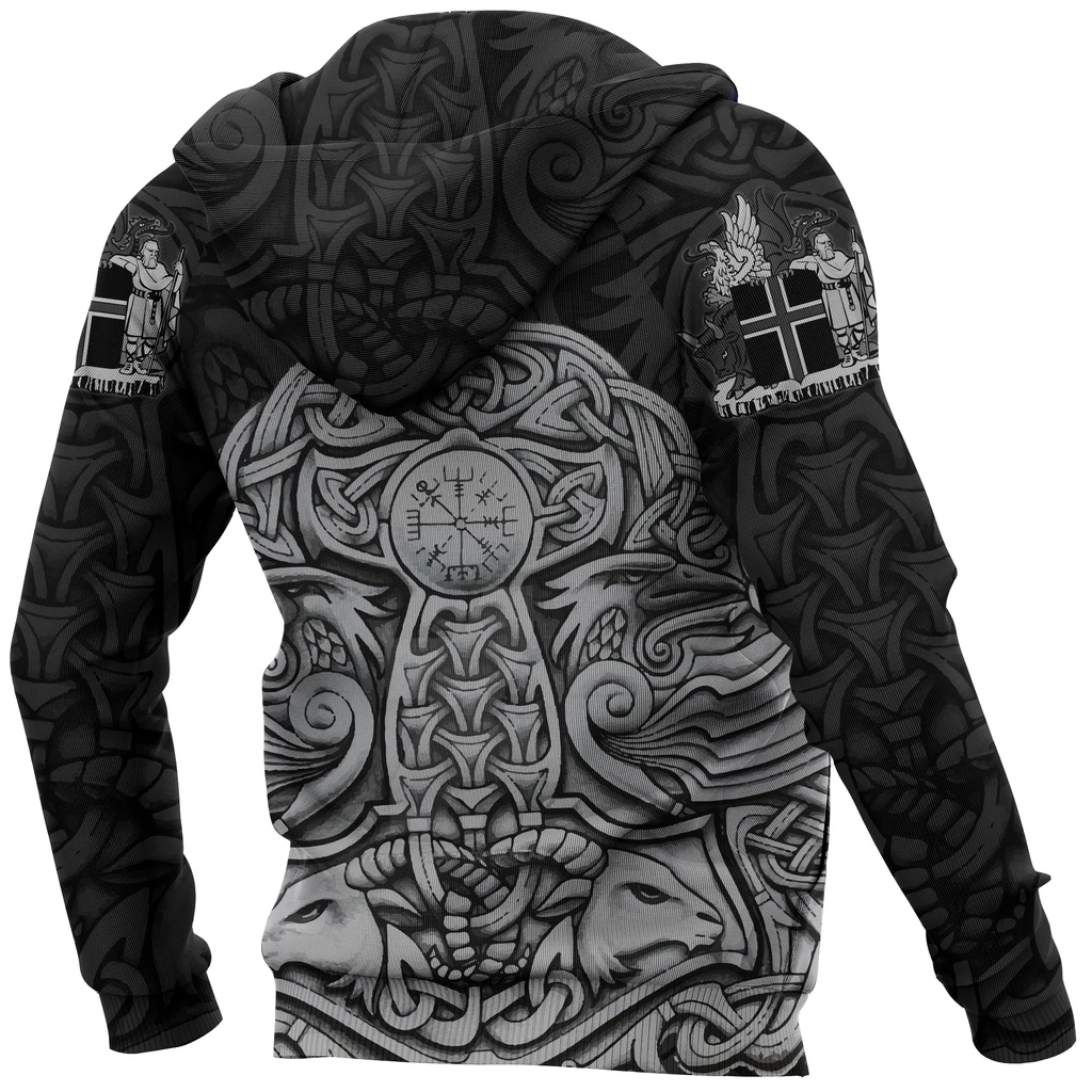 Awesome hoodie 3d all print Mjolnir Hammer's Thor Coat Of Arms for Men and Women NQ0051