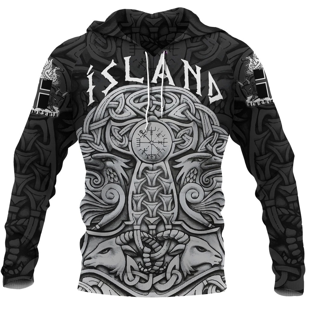 Awesome hoodie 3d all print Mjolnir Hammer's Thor Coat Of Arms for Men and Women NQ0051