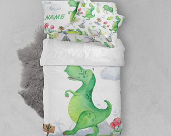 Awesome Hoodies 3D all over print  single dinosaur  Bedding SET very CUTE VND0026