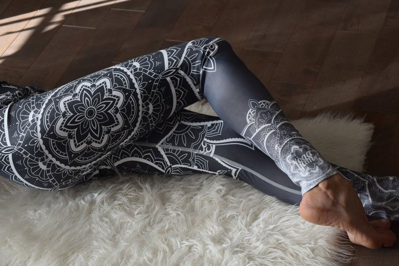 Awesome Hoodie -Prined Yoga Leggings  - THL004