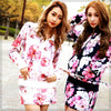 3D All Over Print FLOWERS  for  Women DRESS + Hoodie SET , LIKELY STYLE-VN0035
