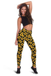 All Over Printing Sunflower Hoodie Dress