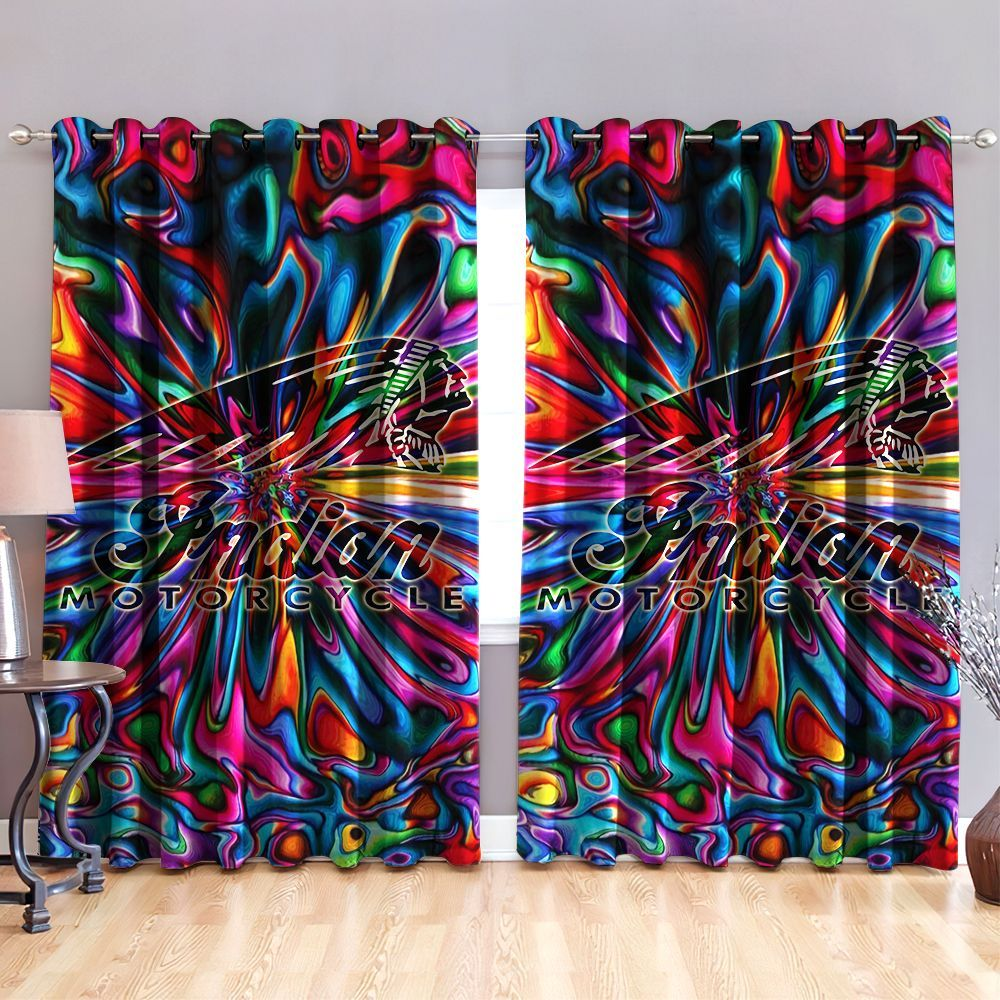 Awesome hoodied Indian Curtain All Printed 3D Grommet Window Curtains- NQC003