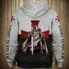 Awesome hoodie 3D ALL Print Knights Templar -Men and Women Zip Hoodies- ND009