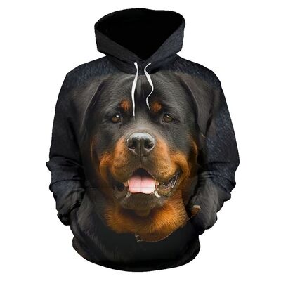 3D All Over Print dog Hoodie AK003