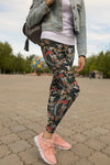 Beautiful Forest Mushroom Leggings