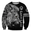 3D All Over Love Lion Hoodies for Men and Women, T-Shirt, Zip Hoodies, Sweatshirt DTK002