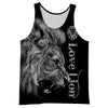 3D All Over Love Lion Hoodies for Men and Women, T-Shirt, Zip Hoodies, Sweatshirt DTK002