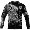 3D All Over Love Lion Hoodies for Men and Women, T-Shirt, Zip Hoodies, Sweatshirt DTK002