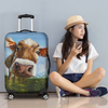 Awesome Hoodied COW LOOKING AT YOU Luggage Cover For Everyone KHCLAY