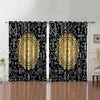 Awesome hoodied 3D all print Viking Curtains  skull - VNC0059