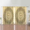 Awesome hoodied 3D all print Viking Curtains  skull - VNC0058