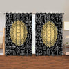 Awesome hoodied 3D all print Viking Curtains  skull - VNC0059