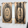 Awesome hoodied 3D all print Viking Curtains  skull - VNC0061