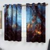 Awesome hoodied Pattern Halloween All Printed 3D Grommet Window Curtains- HD97