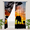 Awesome hoodied 3D all print Elephants Curtains  skull - VNC0051