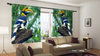 Awesome hoodied 3D all print Bird Great Hornbill Curtains  skull - VNC0054