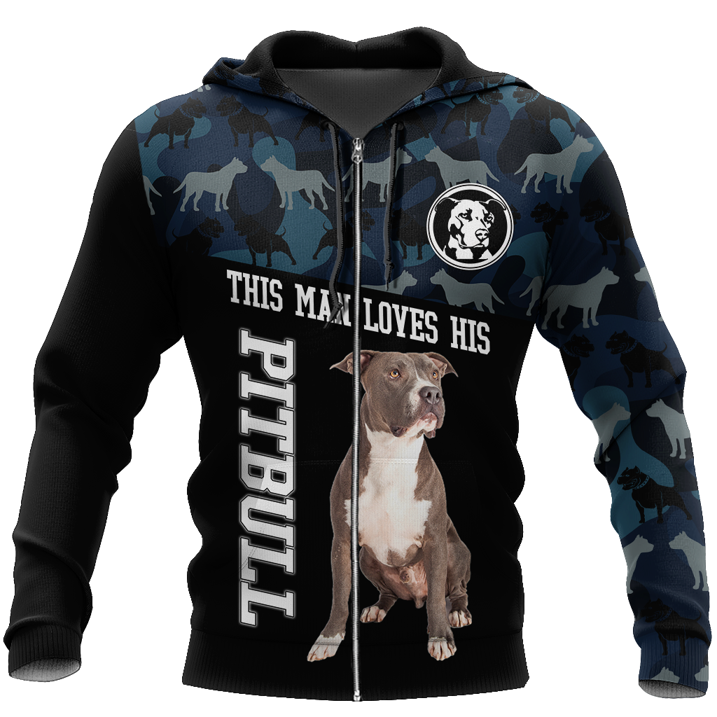 Awesome Hoodie Love Pitbull for Men and Women HBC254