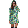 All Over Printing Macaw Parrot Hoodie Dress