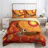 Awesome Hoodied 3D all over print Aboriginal Eagle flying into sunset, Australia Indigenous  Bedding Sets NQBS007