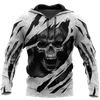 Awesome hoodie 3D ALL Print The Grim Reaper Skull -Men and Women Zip Hoodies- ND011