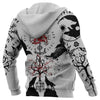 Awesome hoodie 3D ALL Print Vegvisir Hugin and Munin with Fenrir Yggdrasil -Men and Women Zip Hoodies- ND054