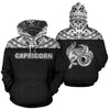Awesome hoodie 3D ALL Print Capricorn Zodiac Black Version -Men and Women Hoodies- ND077