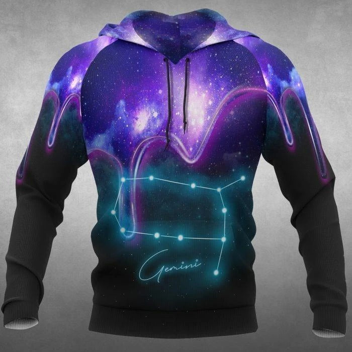 Awesome hoodie 3D ALL Print Gemini Galaxy -Men and Women Hoodies- ND087