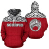 Awesome hoodie 3D ALL Print Scorpio Zodiac RV-Men and Women Hoodies- ND100