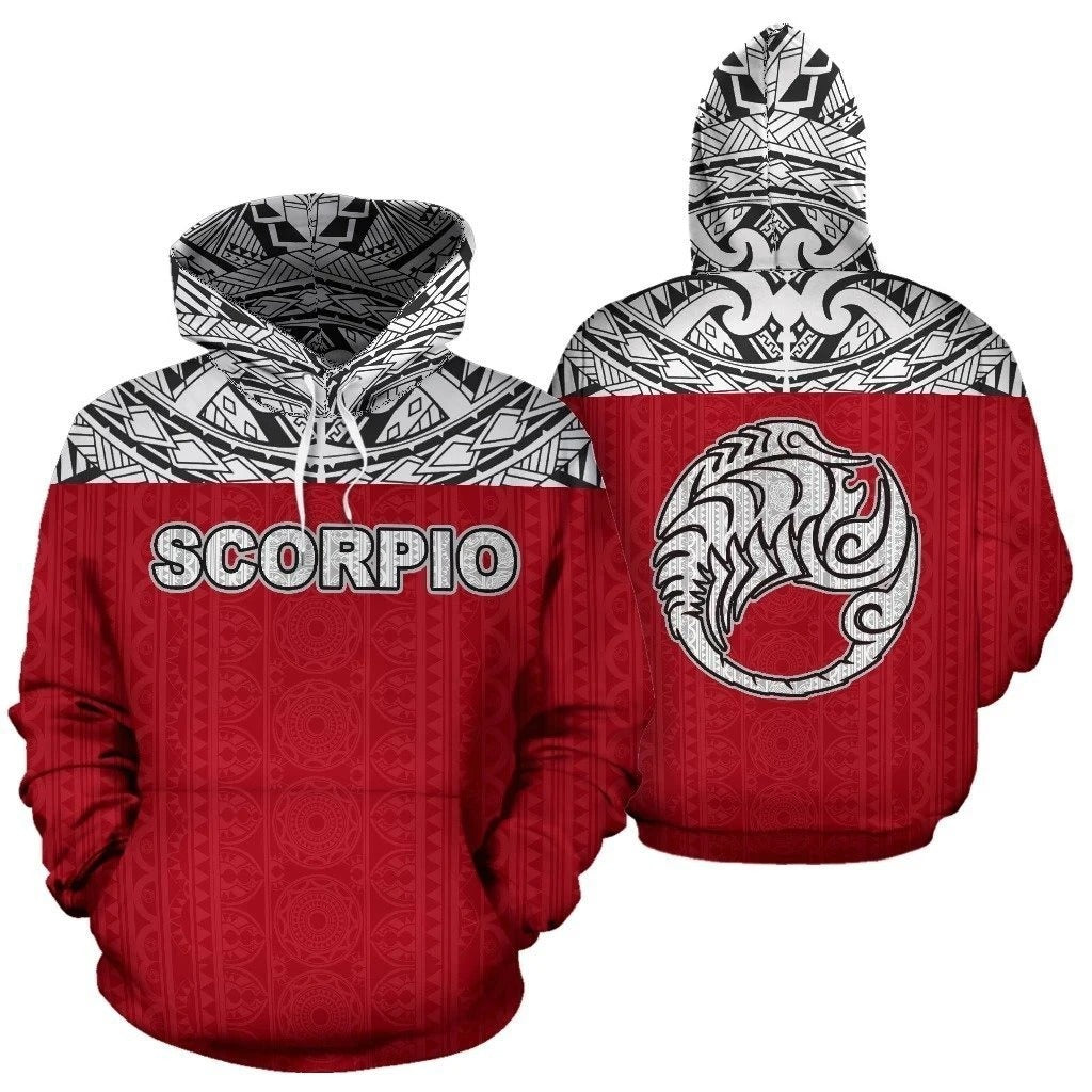 Awesome hoodie 3D ALL Print Scorpio Zodiac RV-Men and Women Hoodies- ND100