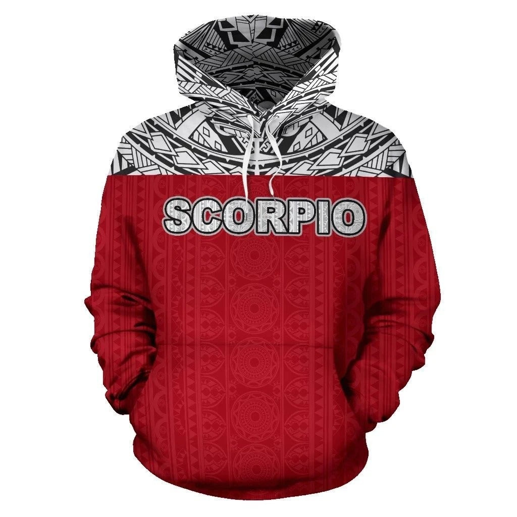 Awesome hoodie 3D ALL Print Scorpio Zodiac RV-Men and Women Hoodies- ND100