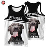 Awesome hoodie 3D ALL Print 2020 Fashion Animal Pitbull To Haters -Men and Women Hoodies- ND117