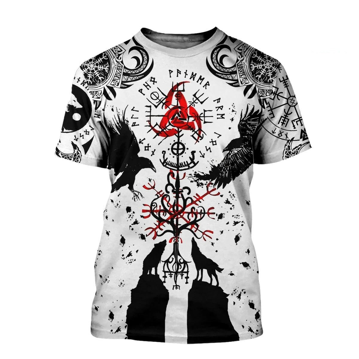 Awesome Hoodie 3D All Over Print Viking Tattoo WV for Men and Women Hoodie, T-Shirt, Zip Hoodies, Sweatshirt ND159