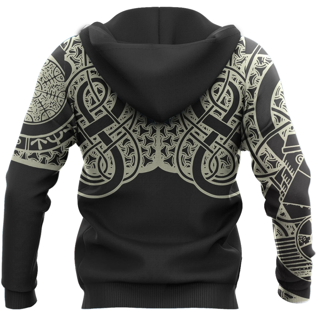 Awesome Hoodie 3D All Over Print Viking New Tattoo -Men and Women Hoodie ND186