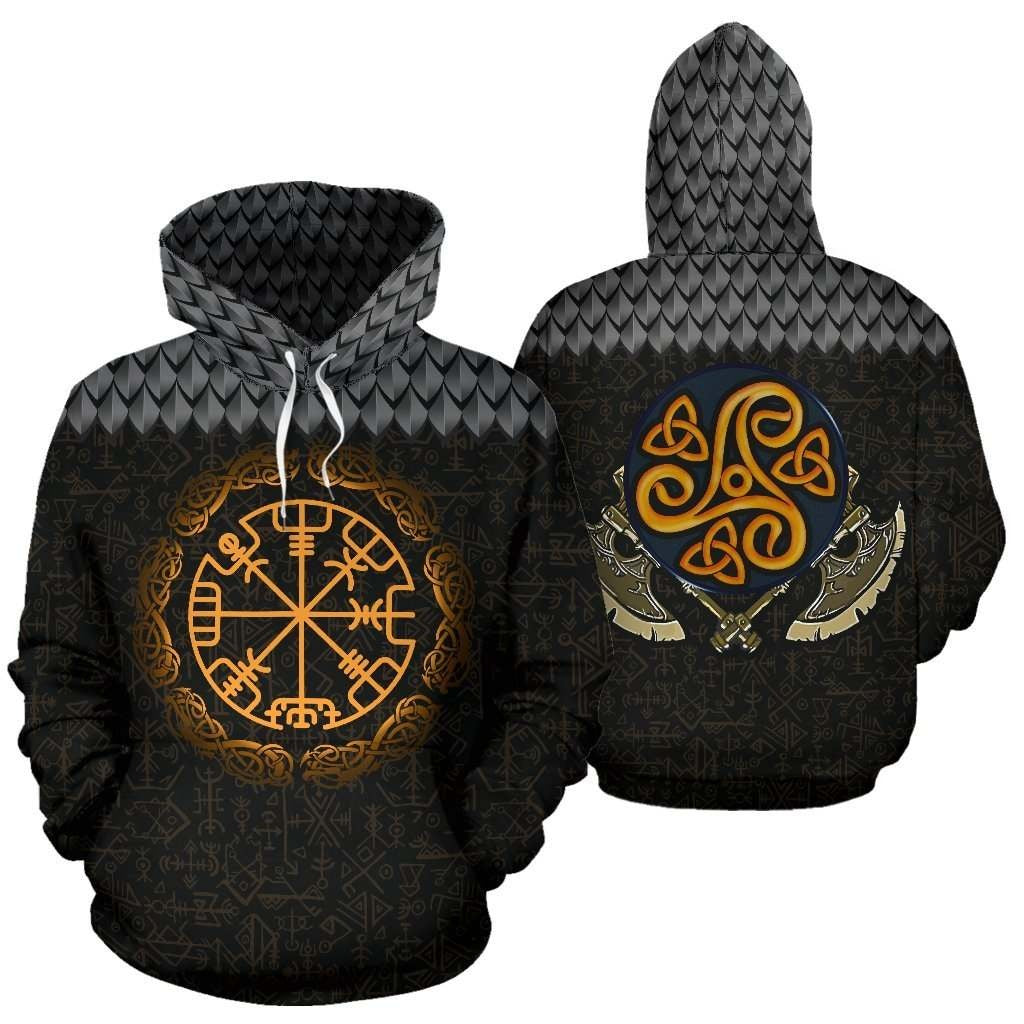 Awesome Hoodie 3D All Over Print VIKING WARRIOR-DREAM CATCHER for Men and Women Hoodie ND196