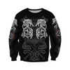 Awesome Hoodie 3D All Over Print White Fenrir Viking Wolf Tattoo - Hoodie, T-Shirt, Zip Hoodies, Sweatshirt ND272