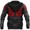 Awesome Hoodie 3D All Over Print Red Fenrir Viking Wolf Tattoo - Hoodie, T-Shirt, Zip Hoodies, Sweatshirt ND275