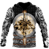 Awesome Hoodie 3D All Over Print  Viking Wolf Tattoo - Hoodie, T-Shirt, Zip Hoodies, Sweatshirt ND276