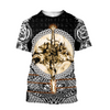 Awesome Hoodie 3D All Over Print  Viking Wolf Tattoo - Hoodie, T-Shirt, Zip Hoodies, Sweatshirt ND276