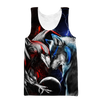 Awesome Hoodie 3D All Over Print Wolf &amp; Raven - Hoodie, T-Shirt, Zip Hoodies, Sweatshirt ND387
