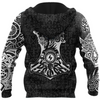 Awesome Hoodie 3D All Over Print Fenrir And Nidhogg Viking Tattoo - Hoodie, T-Shirt, Zip Hoodies, Sweatshirt ND388