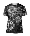 Awesome Hoodie 3D All Over Print Fenrir And Nidhogg Viking Tattoo - Hoodie, T-Shirt, Zip Hoodies, Sweatshirt ND388